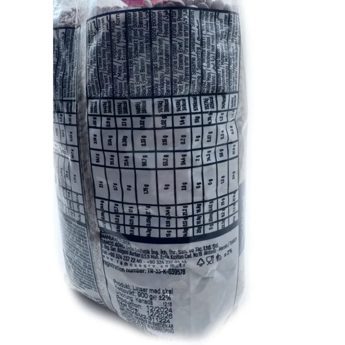 Nawras Röda Linser med Skal 900g - Bild 3