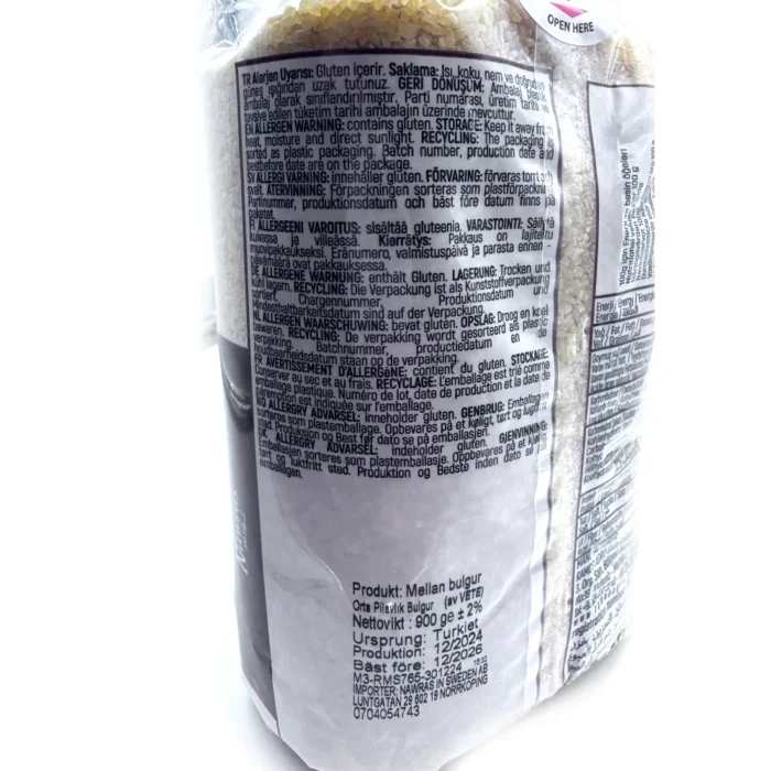 Nawras Mellan Bulgur 900g - Bild 3