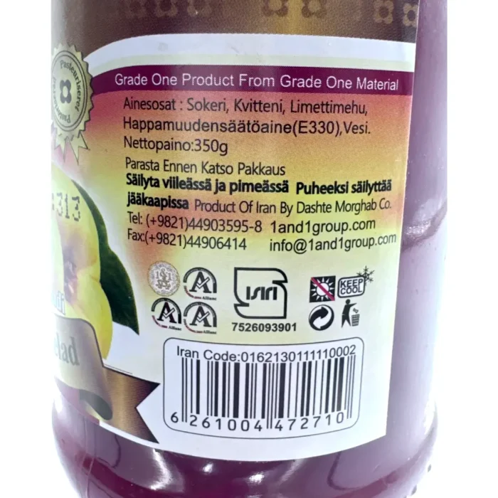 1&1 Kvitteni Marmelad 350g - Bild 3