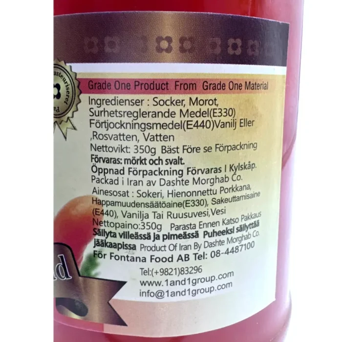 1&1 Porkkana Marmelad 350g - Bild 3