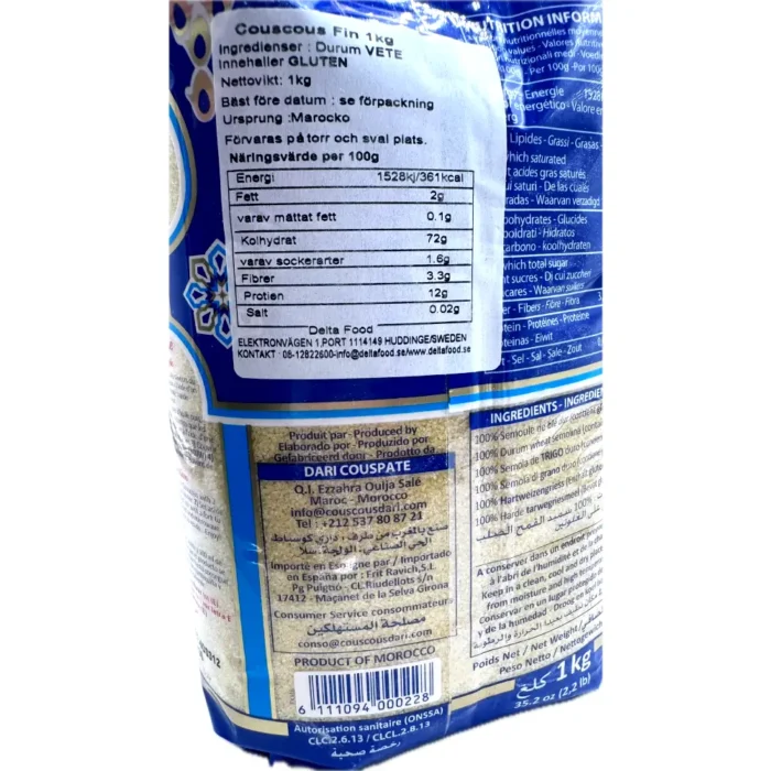 Dari Couscous 1000g - Bild 3