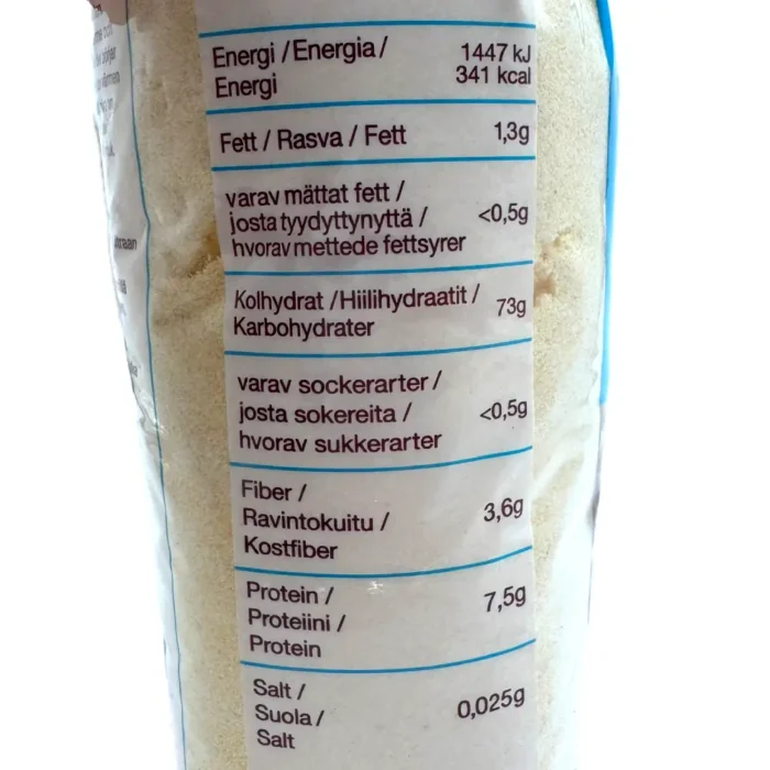 Favero Gult Fint Majsmjöl 1000g - Bild 2