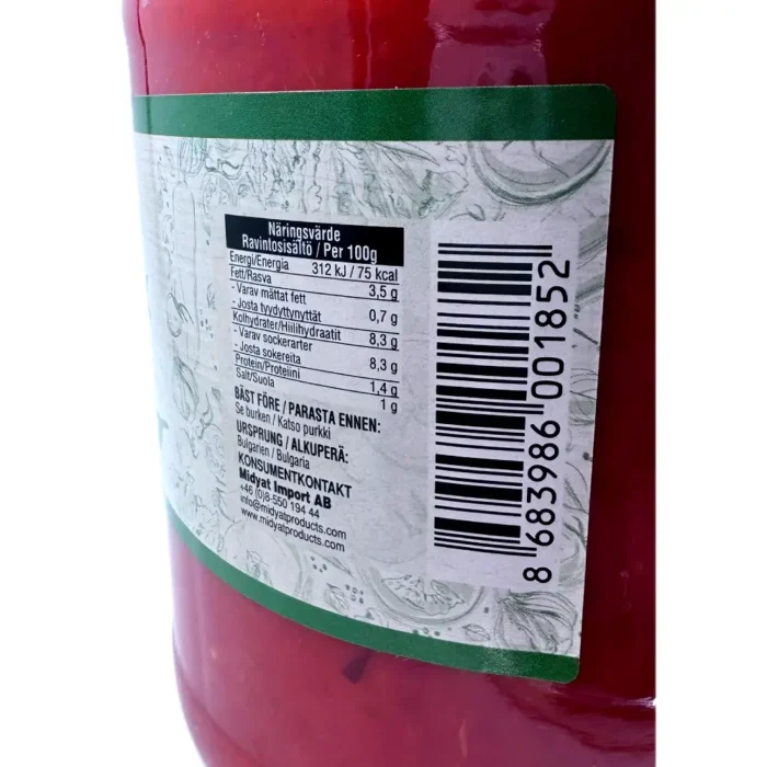 Midyat Ajvar Mild 2610g - Bild 2