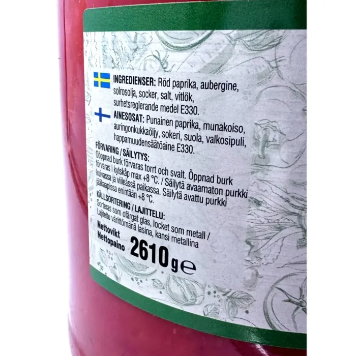 Midyat Ajvar Mild 2610g - Bild 3