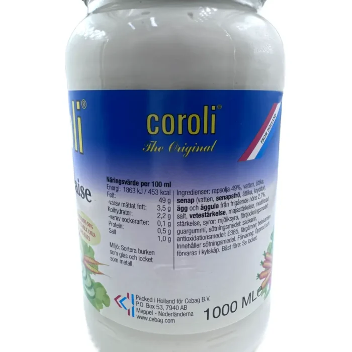 Coroli Majonnäs 1000ml - Bild 2