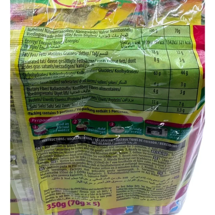 Indomie Nudlar Kycklingsmak 350g - Bild 2