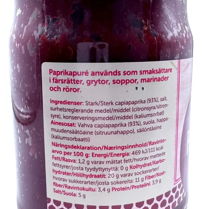 Sevan Stark Smak Paprikapuré 650g - Bild 2