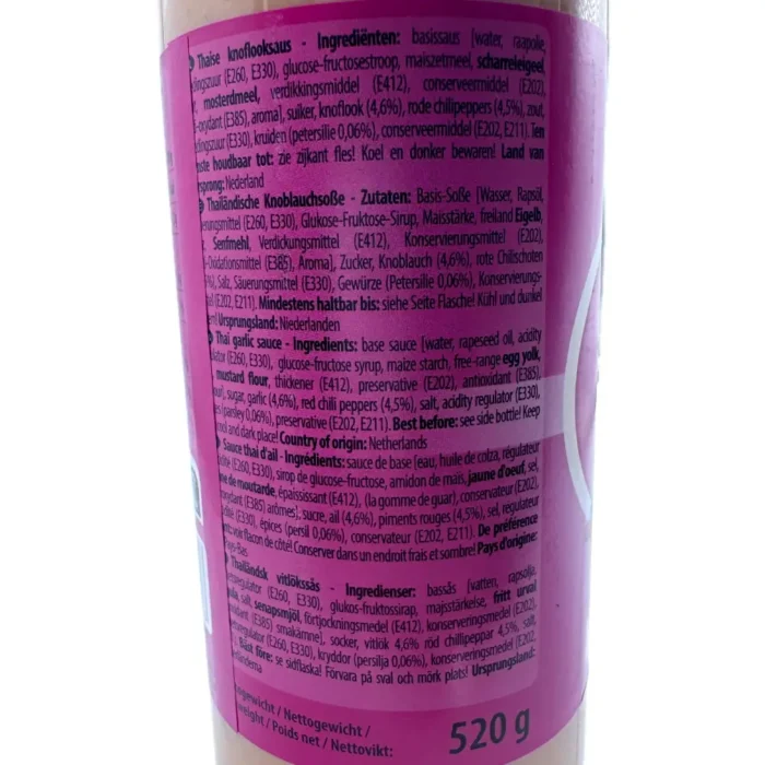 Gala Thailändsk Vitlökssås 520g - Bild 2