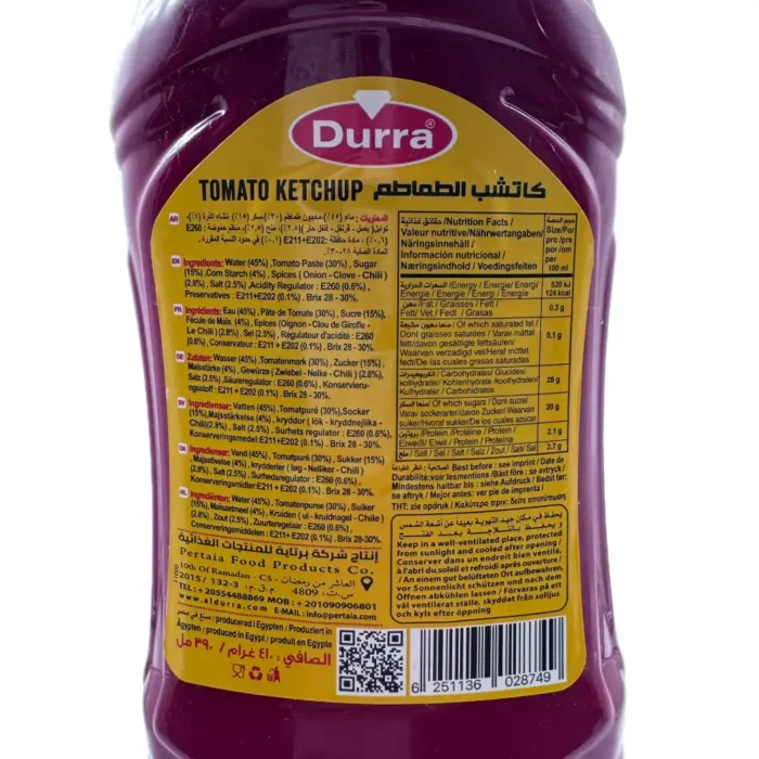 Durra Ketchup 410g - Bild 2
