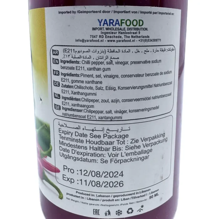 Lara Chilisås 90ml - Bild 2