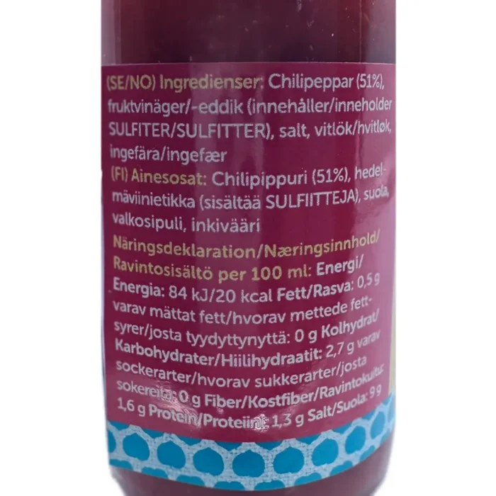Sevan Chilisås 95ml - Bild 3