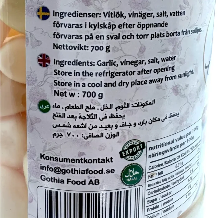 Mona Inlagd Vitlök 700g - Bild 2