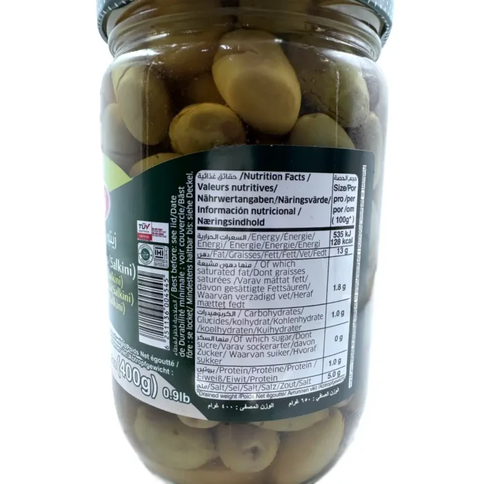 Durra whole green olives (salkini) 650g - Bild 3
