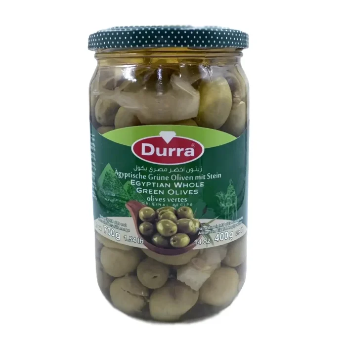 Durra egyptian whole green olives  700g - Bild 1