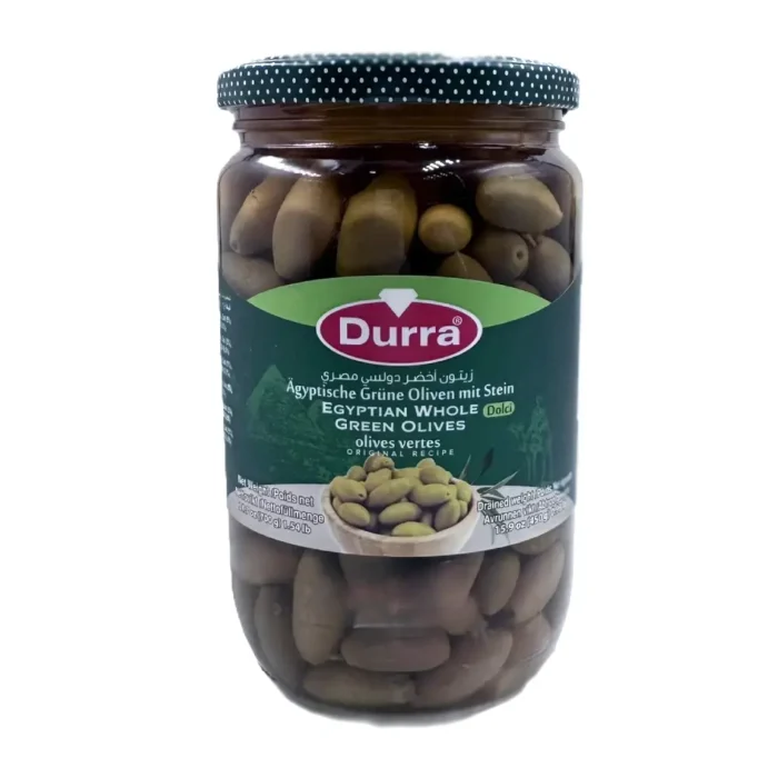 Durra egyptian whole dolci green olives  700g - Bild 1