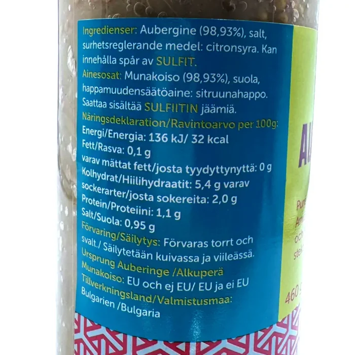 Sevan Aub Ergine Pure Grillad 460g - Bild 3