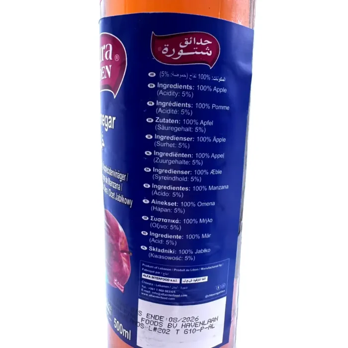 Chtoura Garden Apple Vinegar 500ml - Bild 2