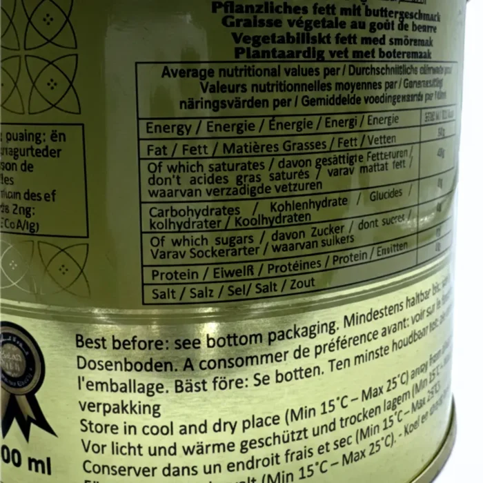 Assel Vegetable Fat with Butter Taste 500ml - Bild 2