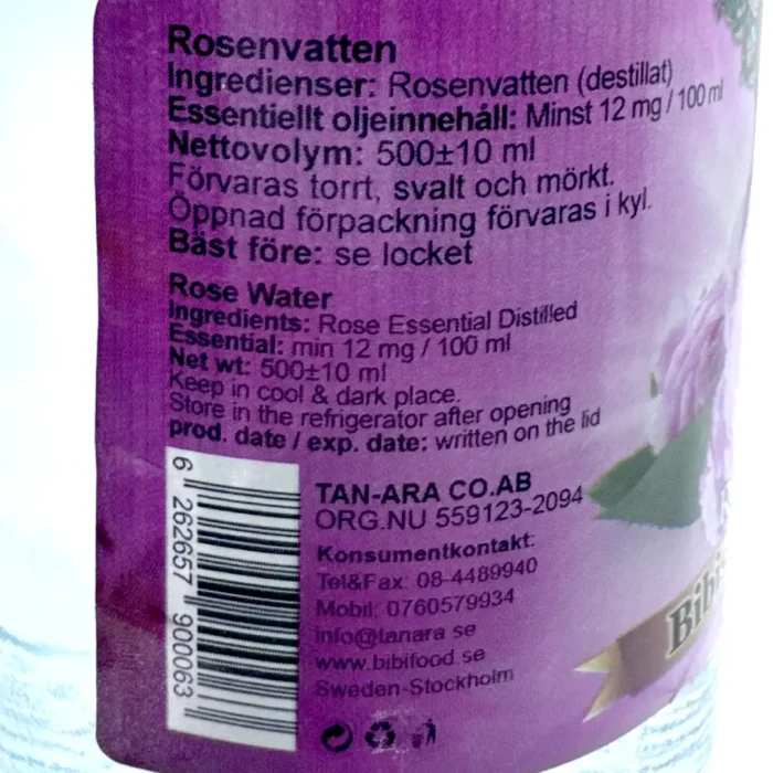 Bibi Food Rosevatten 100ml - Bild 2
