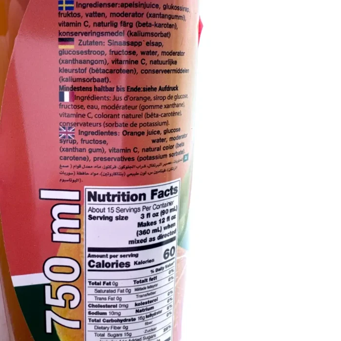 Redur Apelsinjuice 750ml - Bild 2