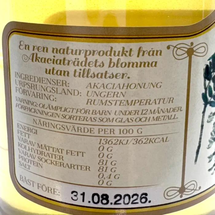 Akacia Honung Bagrem 500g - Bild 3
