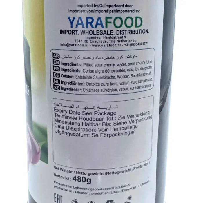 Lara Pitted Sour Cherries 480g - Bild 2
