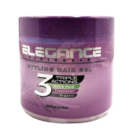 Elegance Styling Hair Gel Triple Actions 3 (violett färgvariant)