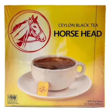 Hästhuvud Ceylon svart te påsar