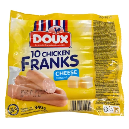 Doux 10 Chicken Franks Cheese